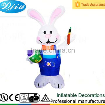 DJ-XT-05 inflatable cartoon rabbit draw color pen customized new design gaint