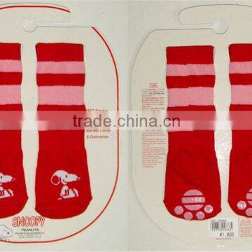 Fashion snoop style Dog Long socks multi-type pet socks 4 pcs as a set