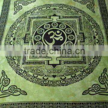 Tibetan om Sign Printed Tapestry photo-2