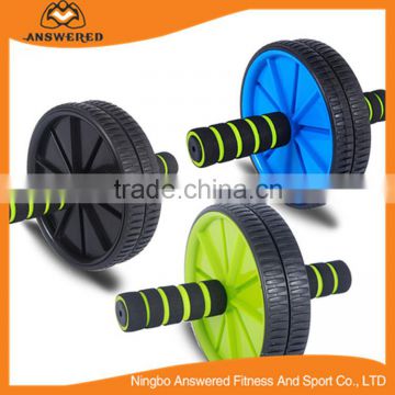 Dual Ab Wheel Roller Abdominal Exercise Equipment with Comfortable, No-Slip Grips