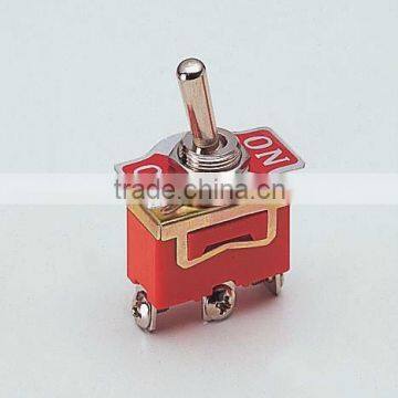 3 Pole Spring Return ON->(ON) Toggle Switch, Snap Switch (1121A) photo-2