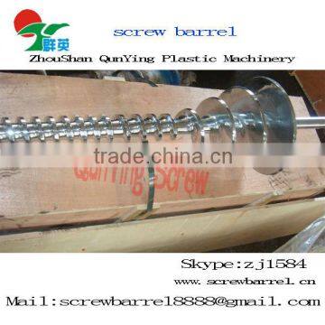 bimetallic mini single extruder screw for snack extruder machine extrusion