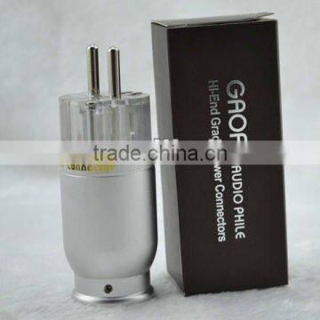 Gaofei E50TJ Rhodium Plated Hi-End Schuko AC Plug