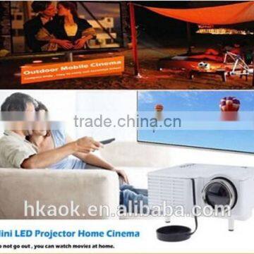 Mini LED projector Native 320*240 AV LCD Digital Projector VGA A/V USB & SD