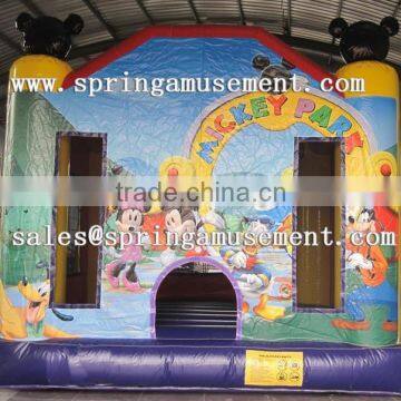 Mickey Mouse hook and loop fastener inflatables jumping castles SP-PP020