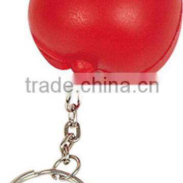 Promotional Anti-stress PU Foam Heart Shape Keychain