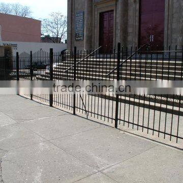 High Security Steel Tube Fence for Community Garden