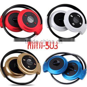 Mini 503 bluetooth headphones sport, sport bluetooth headset with competivities price, wireless headset