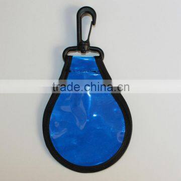 EN13356 Customized Reflective Gifts for Promotion ,hard Reflector Round Keychian photo-3