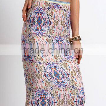 wrap fancy skirt top designs for women