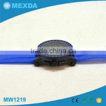 Fashion Custom Stainless Steel Back Cese Silicone Rubber Slap Watch photo-6