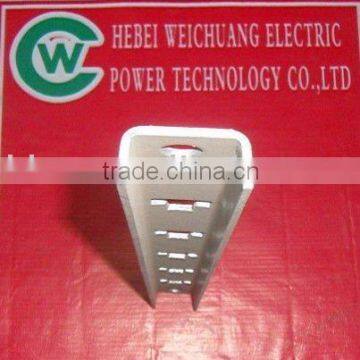 pole top hardware-galvanized dead end cross arm