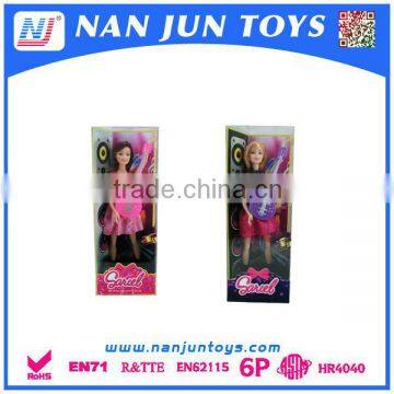 hot selling kids dolls single doll with guitar show