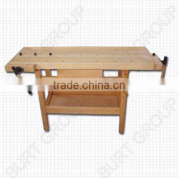 W61-WB-13BE WOODEN BENCH WITH FIRM CONSTRUCTION AND SOILD CLAMP GERMAN BEECH MATERIAL