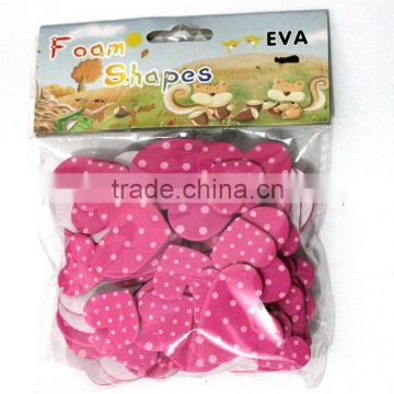 heart Eva foam shapes for children DIY