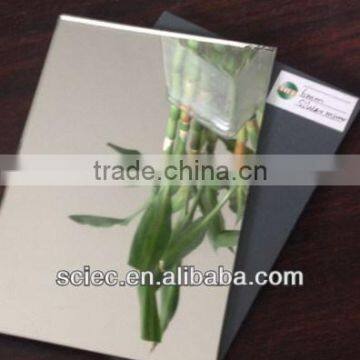 1.3-8MM silver mirror glass, mirror glass sheet with certificate