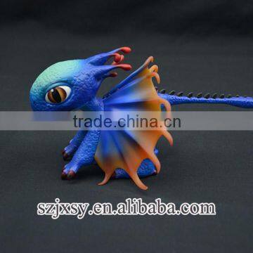 pvc collectible cartoon dragon statue