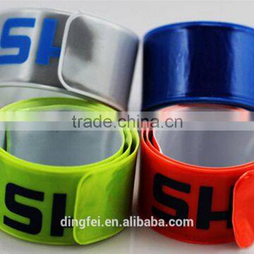 customized logo reflective arm band for jogging, camping