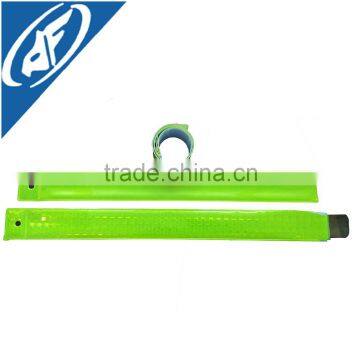 reflective pvc snap bracelet wrist band for safety