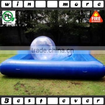 small inflatable water pool for kids, cheap walking water ball pool