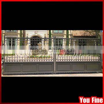 Simple New Design Sliding Gate Wrought Iron For Main Gate