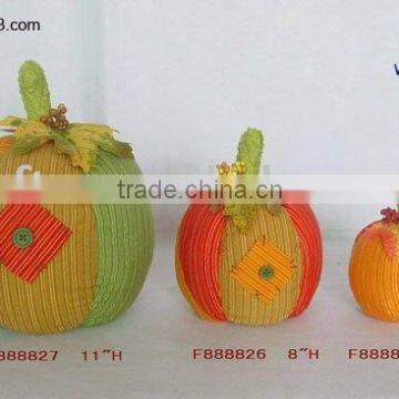 stuffed pumpkin decorations