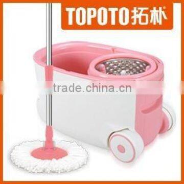 Household cleaning magic clean wiper mop with wheels