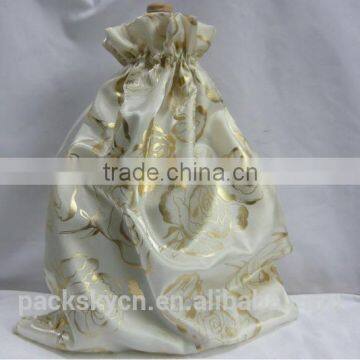 lowest price satin wine bag pcking promotional