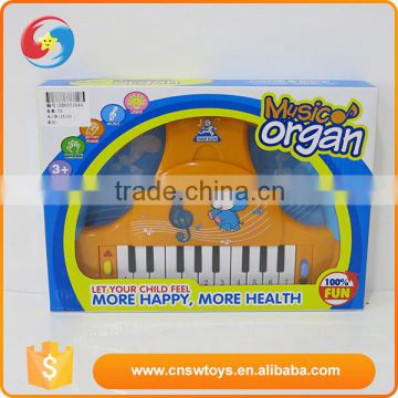 Children educational electric plastic miniature musical instruments toy music organ