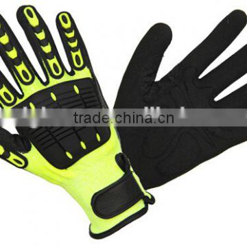 Anti-cut high impact resistant TPR glove