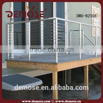 tension cable railing fence/stainless wire rope railing for balcony