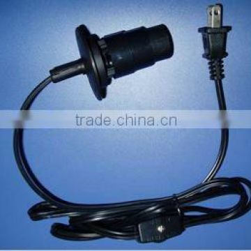 UL approval salt lamp power cord with momentary switch