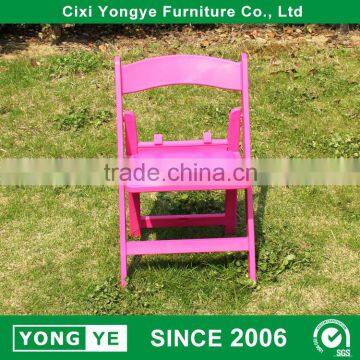 decorate wedding kids resin folding chair