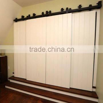 White Painted Cheap Sliding Wardrobe Doors