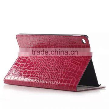 Crocodile Wallet leather case for apple ipad air2