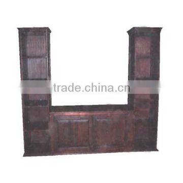 Large TV LCD Cabinet 2 Panel Doors with Shelves