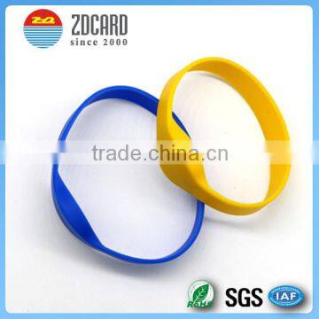 waterproof silicone bracelets rfid custom rfid wristbands for swimming pool or festival event