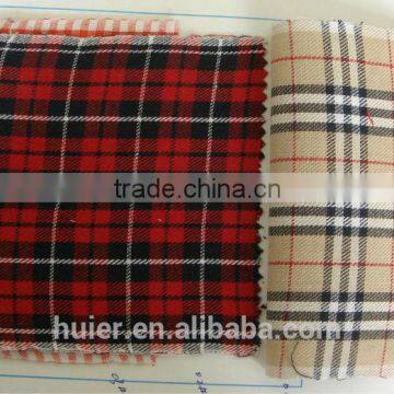 Good Quality Unique Wrinkle Resistant Men's Wear Cotton Polyester Plaid Shirt Fabric