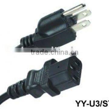 UL Power Cord American standard UL/CSA SJT 3CX18AWG