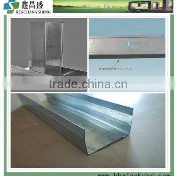 Stud track for light steel frame house