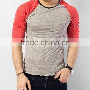 2015 Latest 100% Cotton Long Sleeves Men's Shirt With Facatory Price blank t-shirt dress