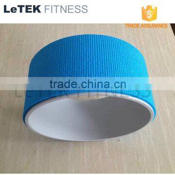 2015 Colorful Factory Supply PVC Yoga Wheel