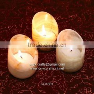 Onyx Tealight Candle Holder