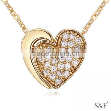 17708 Rhodium plated white gold necklace price