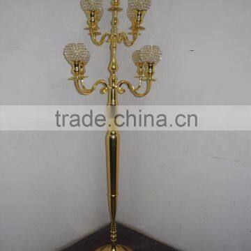 crystal floor candelabra