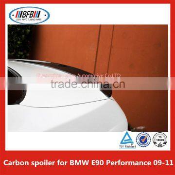 Carbon fiber exterior accessories rear spoiler for BMW E90 Performance