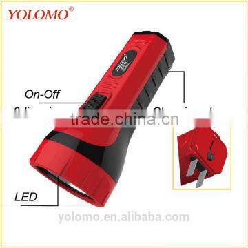 Hot sales RED led flashlight torch emergency torch light