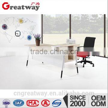 hot office glass table modern glass office desk executive wooden office desk office table from china (QE-L)