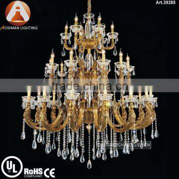 Luxury Zinc Crystal Chandelier for Interior Decoration