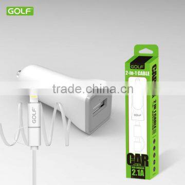 Hot Sale CE FC ROHS Approvals 5v Usb Car Charger With Micro Usb Cable Support All Kind of Mobile